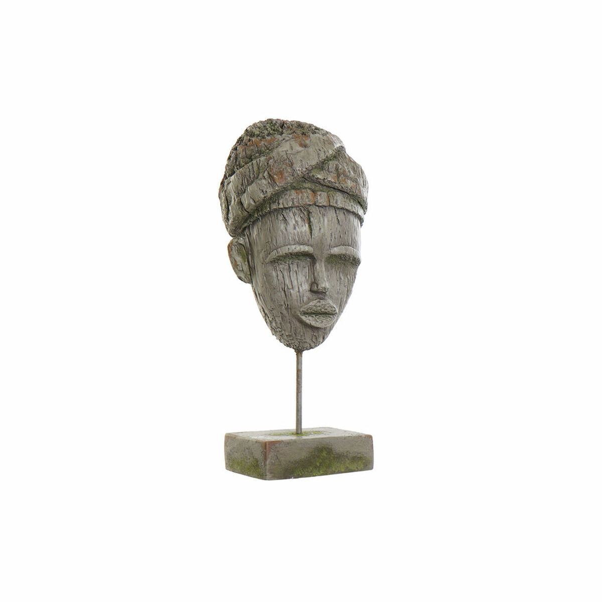 Figurine Décorative DKD Home Decor 24 x 15 x 58 cm Gris Colonial Africaine