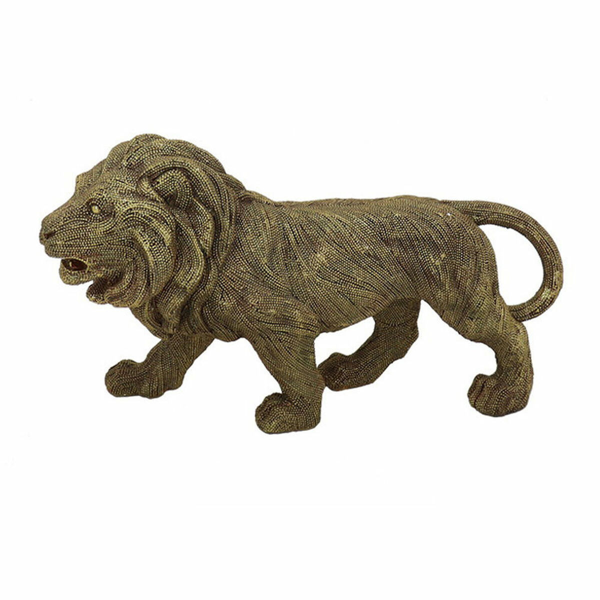 Figurine Décorative DKD Home Decor 30 x 9,4 x 16,7 cm Doré Lion Colonial