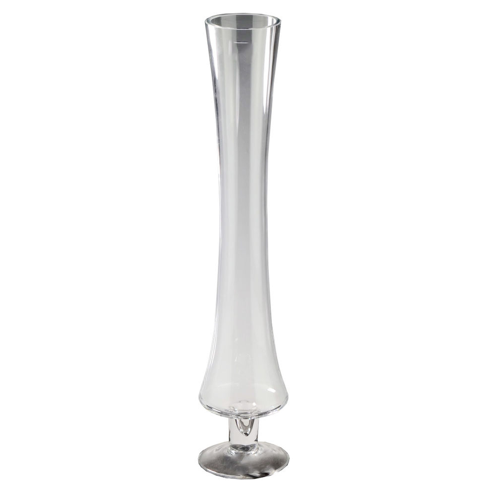 Vase DKD Home Decor Crystal Transparent (11 x 11 x 60 cm)