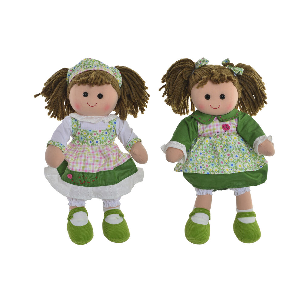 Rag Doll DKD Home Decor Dress (24 x 10 x 35 cm) (2 pcs)