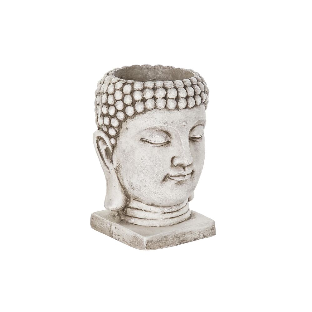 Kasvit DKD Home Decor Vaaleanharmaa Buddha Magnesium (26 x 25 x 36 cm)