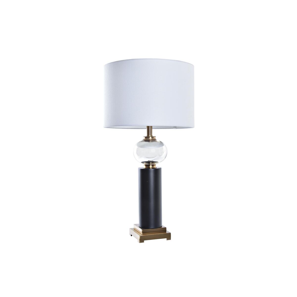 Bordslampa DKD Home Decor Svart Gyllene 220 V 50 W Modern (38 x 38 x 75 cm)