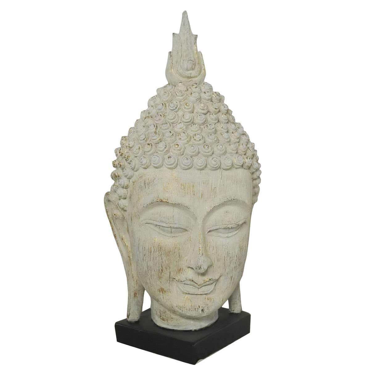 Dekorativ figur DKD Home Decor 33 x 34 x 65 cm Grå Buddha Orientalsk Afklædt