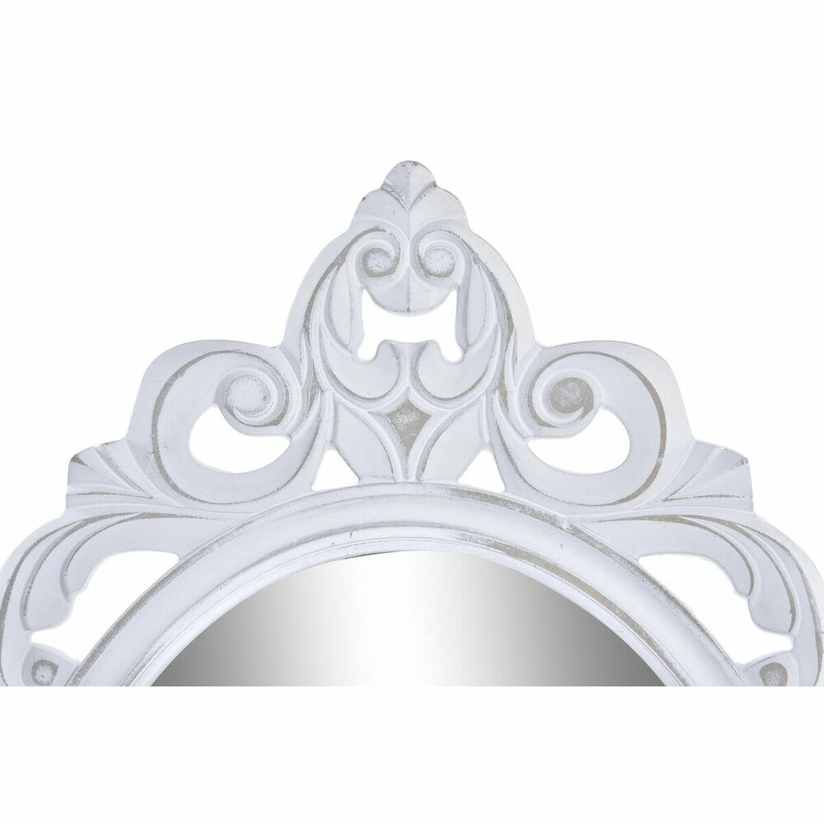 Image secondaire de Miroir mural DKD Home Decor MDF Blanc (49 x 2 x 70 cm)