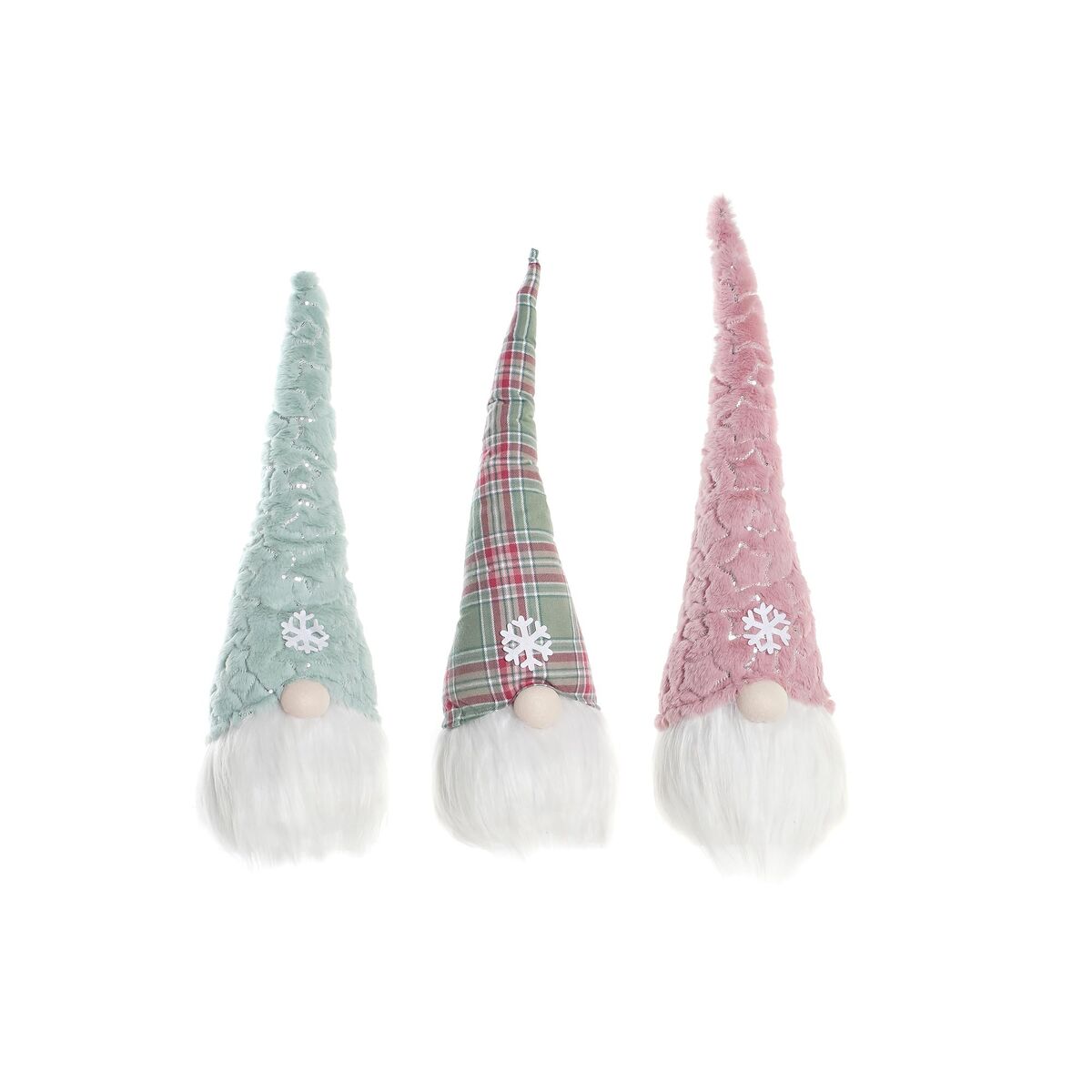 Décoration DKD Home Decor Gnome Polyester (17 x 16 x 54 cm) (3 Unités)