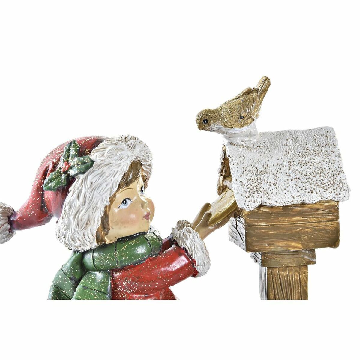 Décorations de Noël DKD Home Decor Résine (11,5 x 6 x 13,5 cm) (2 Unités) – Image 2