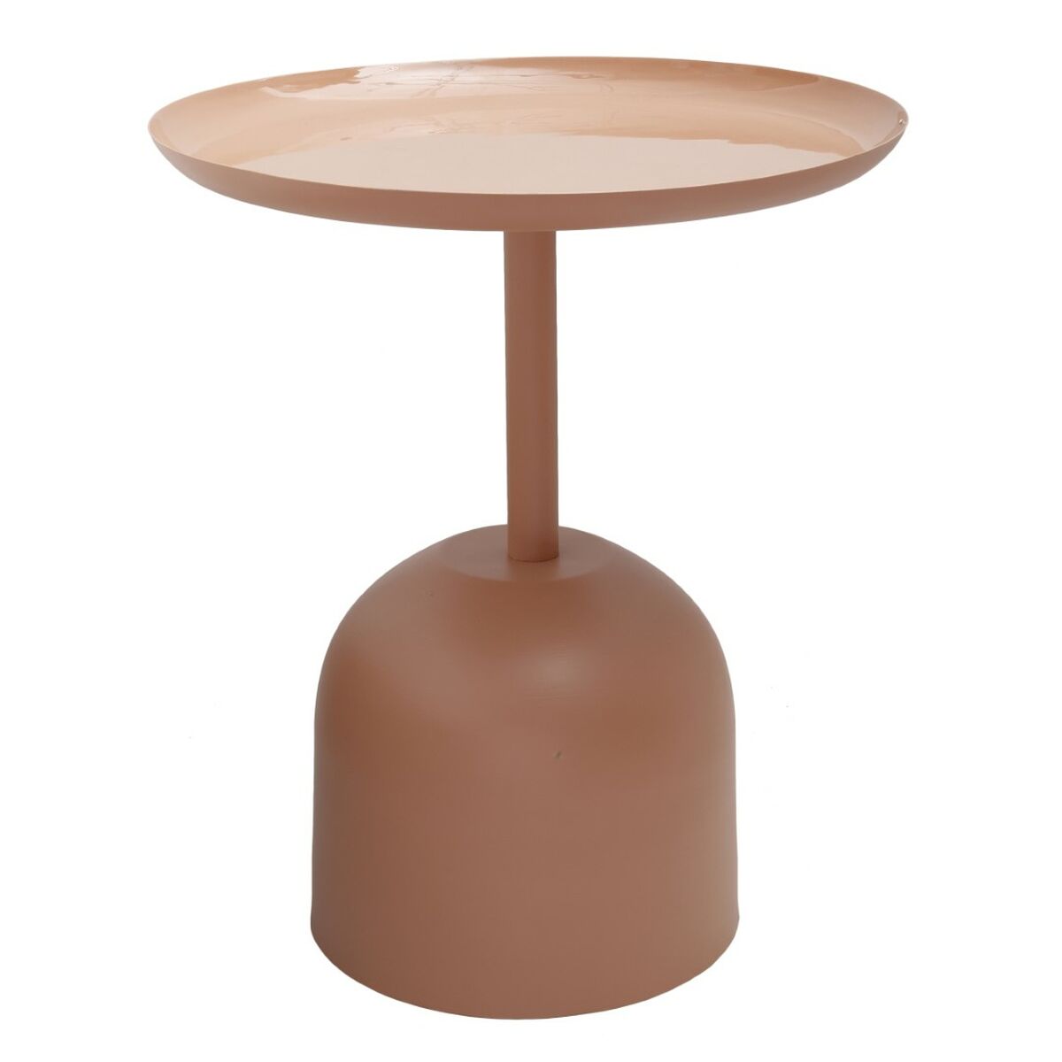 Table d'appoint DKD Home Decor Métal Terre cuite (46 x 46 x 54 cm)