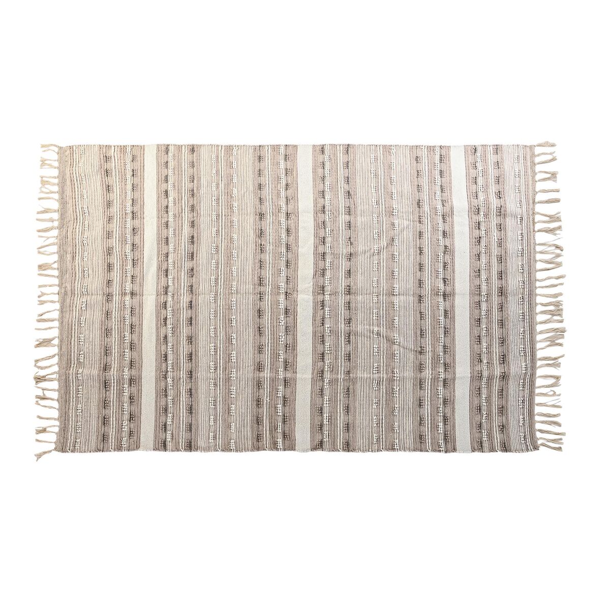Tapis DKD Home Decor Frange Boho Polyester Coton (160 x 230 cm)