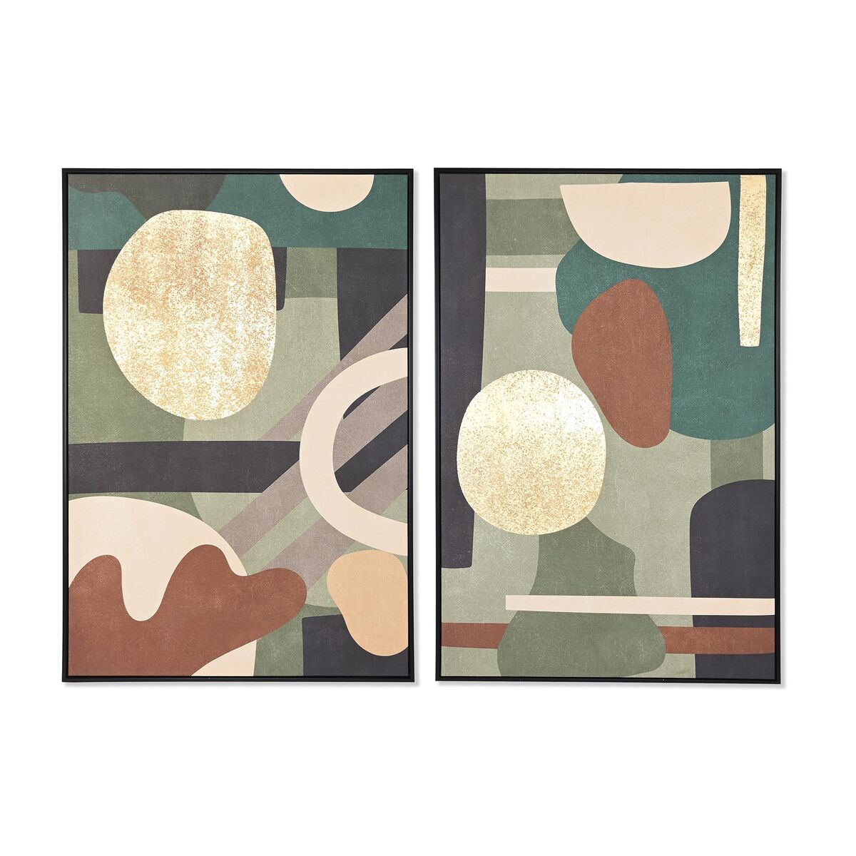 Canvas DKD Home Decor polyestyreen Canvas 83 x 4,5 x 122,5 cm