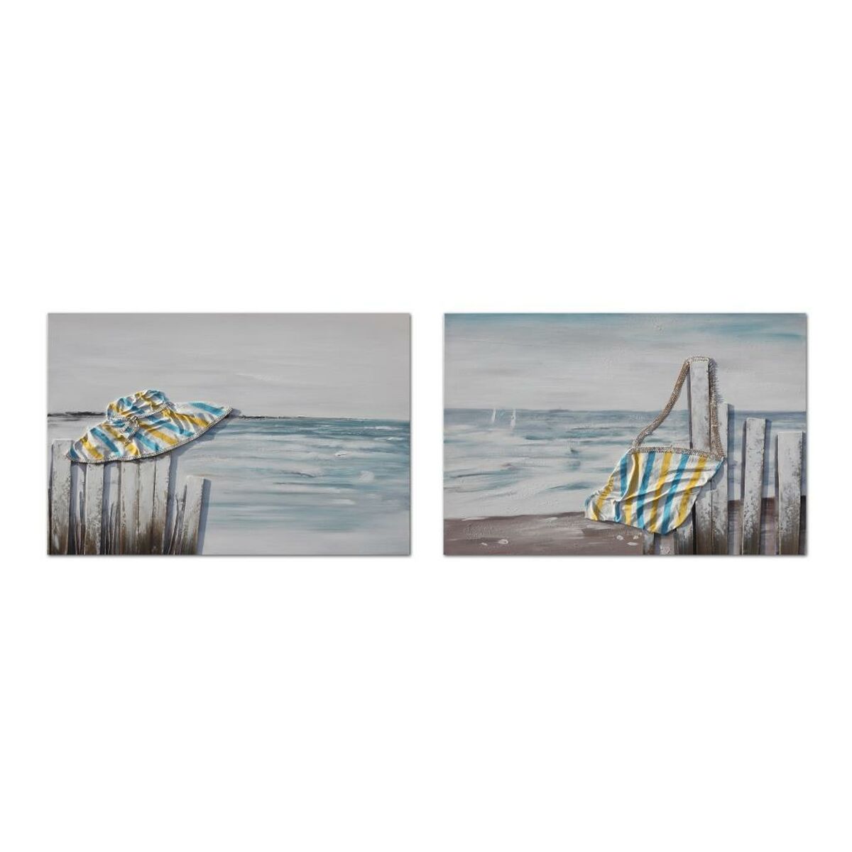 Καμβάς DKD Home Decor Καμβάς Ξύλο MDF 90 x 2,5 x 60 cm