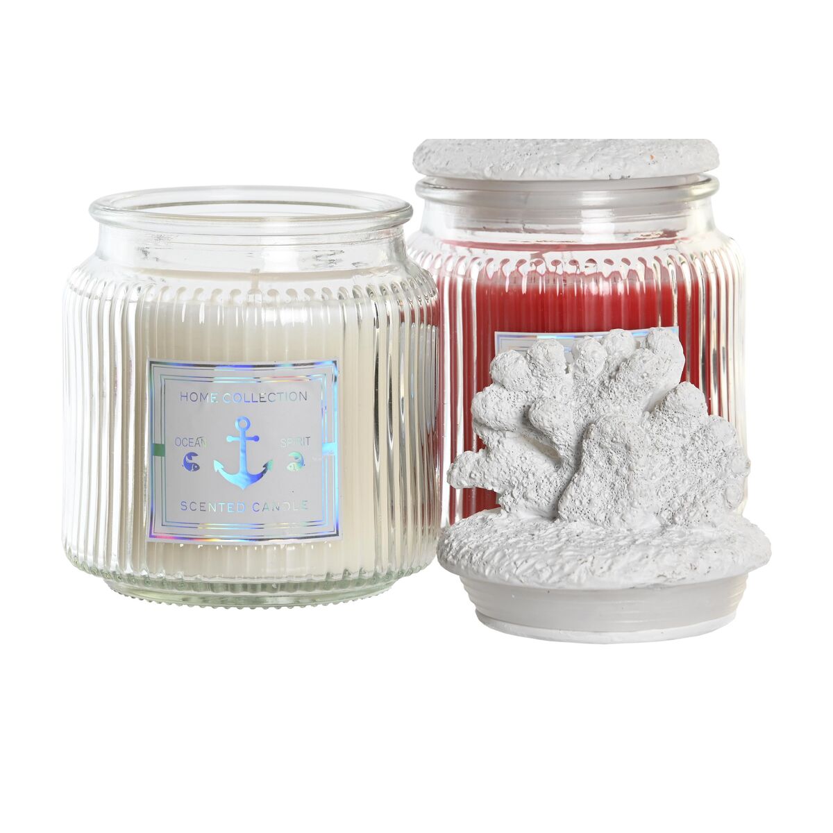 Image secondaire de Bougie Parfumée DKD Home Decor Corail méditerranéen 430 g (2 Unités)