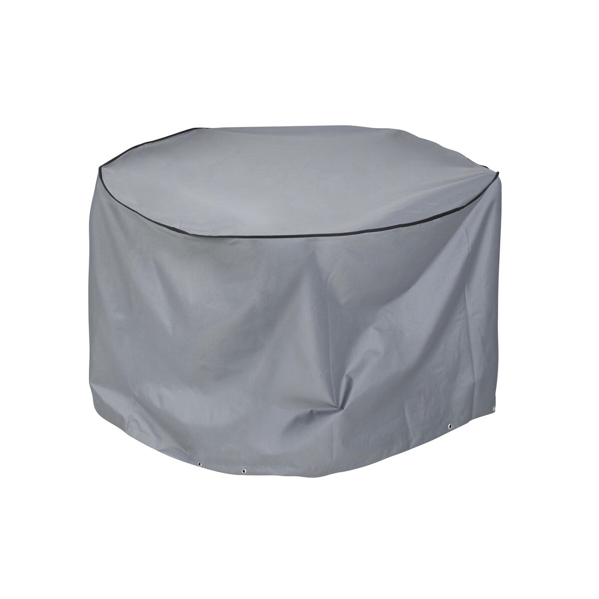 Beschermhoes DKD Home Decor Tafel Zwart Aluminium Donker grijs (132 x 132 x 75 cm)