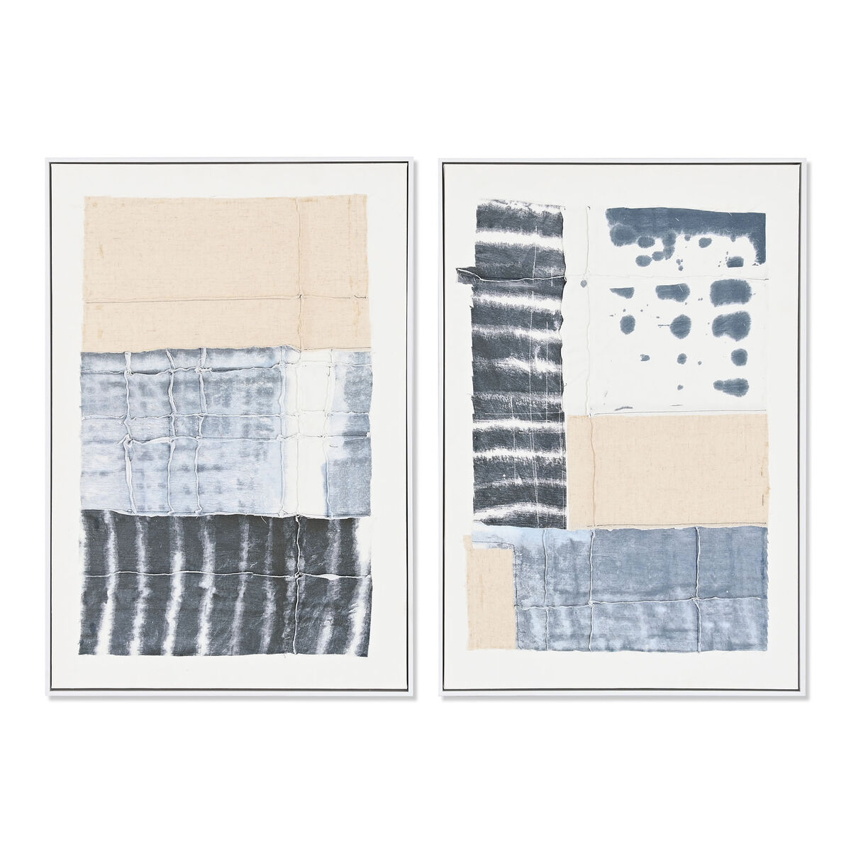 Καμβάς DKD Home Decor Τζίντζερ πολυστερίνη Καμβάς 60 x 3,2 x 90 cm 60 x 4,5 x 90 cm