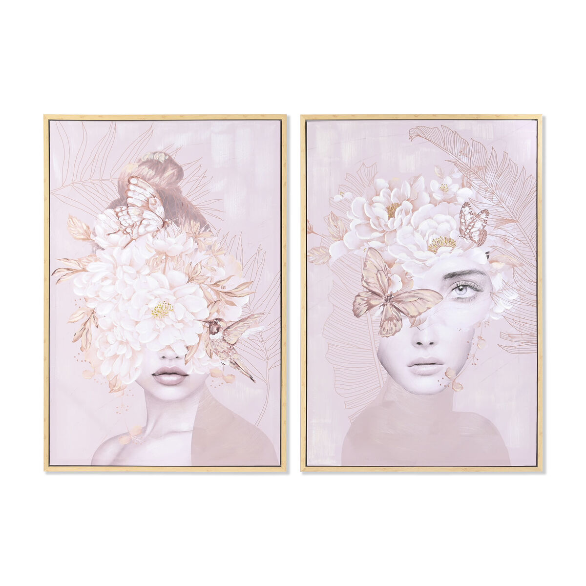 Καμβάς DKD Home Decor πολυστερίνη Καμβάς 80 x 4 x 120 cm 80 x 3,7 x 120 cm