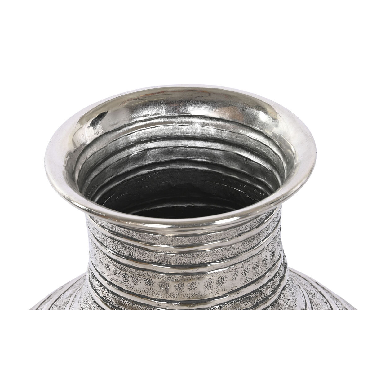 Image secondaire de Vase DKD Home Decor Doré Argenté Aluminium Moderne Finition vieillie 38 x 38 x 50 cm (2 Unités)