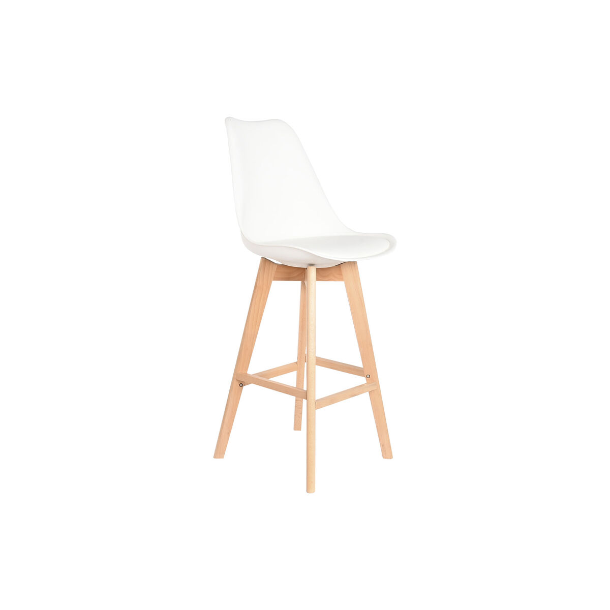 Stool DKD Home Decor 48,5 x 55 x 109 cm White Beech