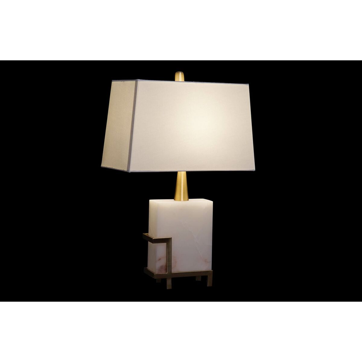Desk lamp DKD Home Decor White Golden Metal 60 W 220 V 40 x 23 x 62 cm
