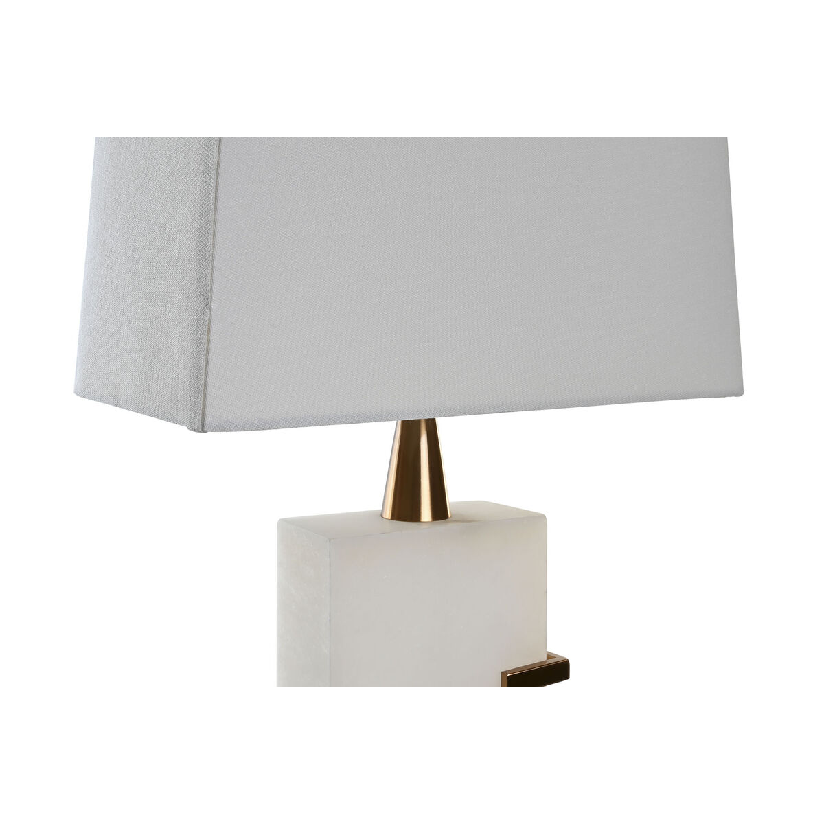 Desk lamp DKD Home Decor White Golden Metal 60 W 220 V 40 x 23 x 62 cm