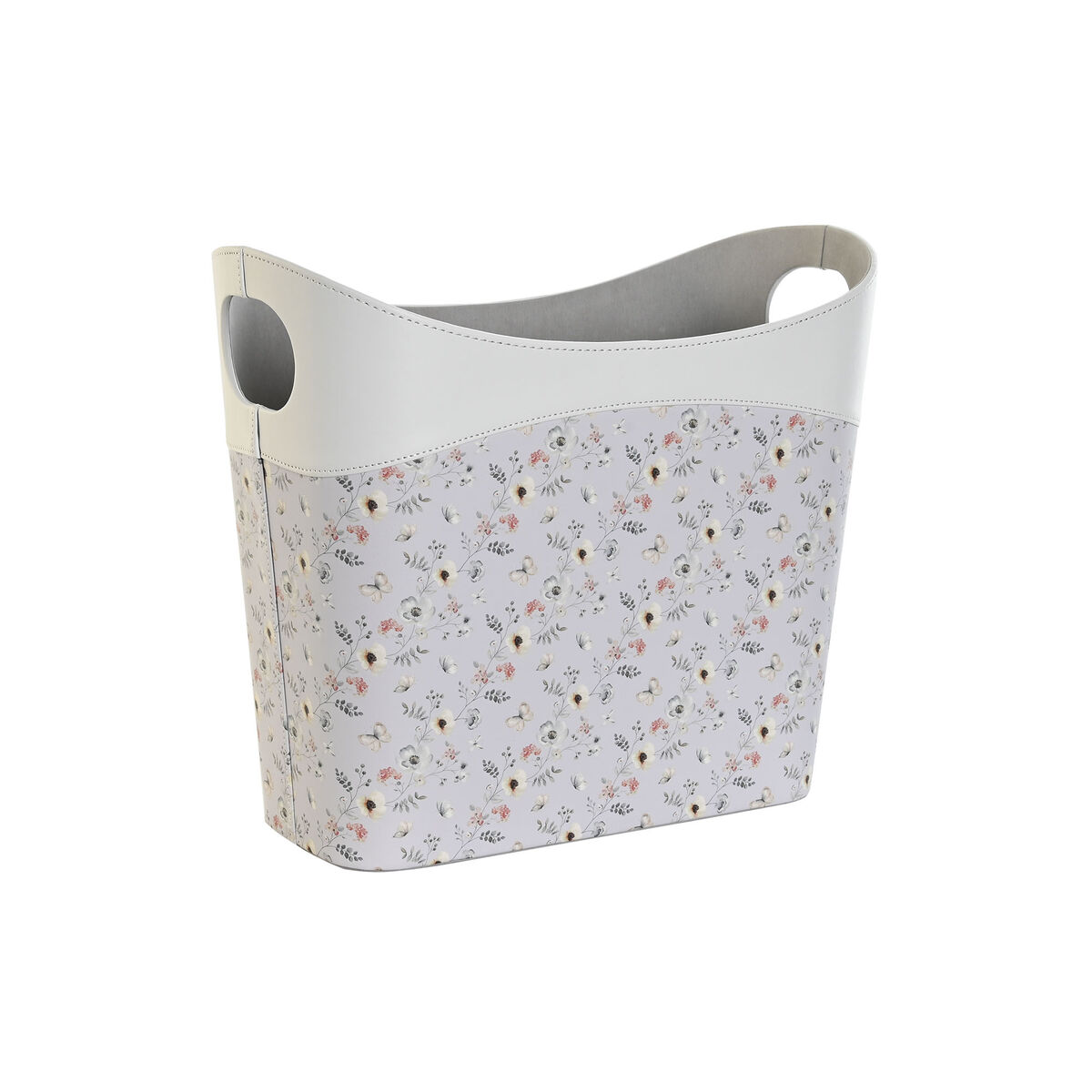 Image secondaire de Porte-revues DKD Home Decor Bleu Blanc Gris Rose clair Polyuréthane PVC 39 x 21 x 34 cm (2 Unités)