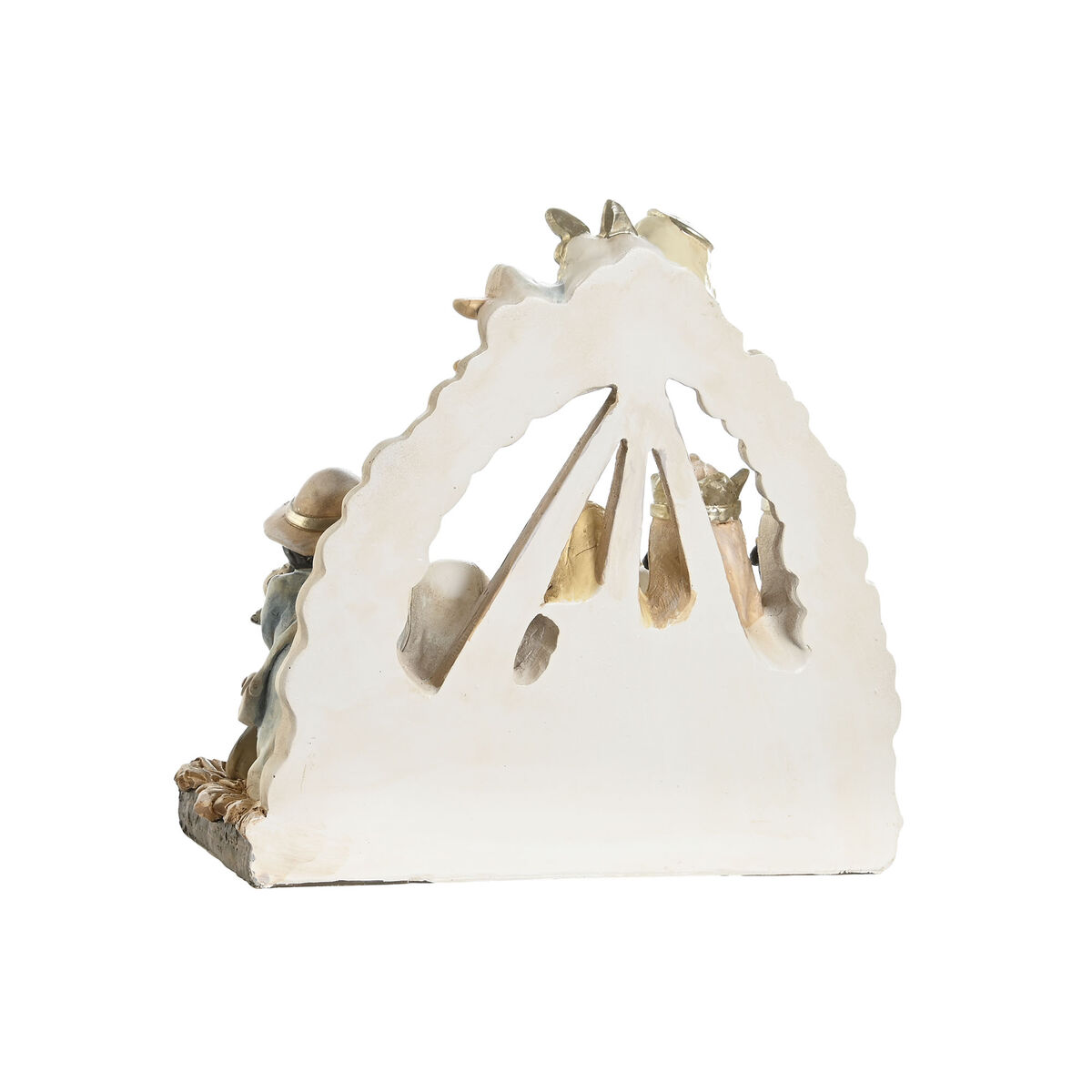 Image secondaire de Crèche de Noël DKD Home Decor Bleu Blanc Marron Résine 23,5 x 8 x 20,5 cm (2 Unités)