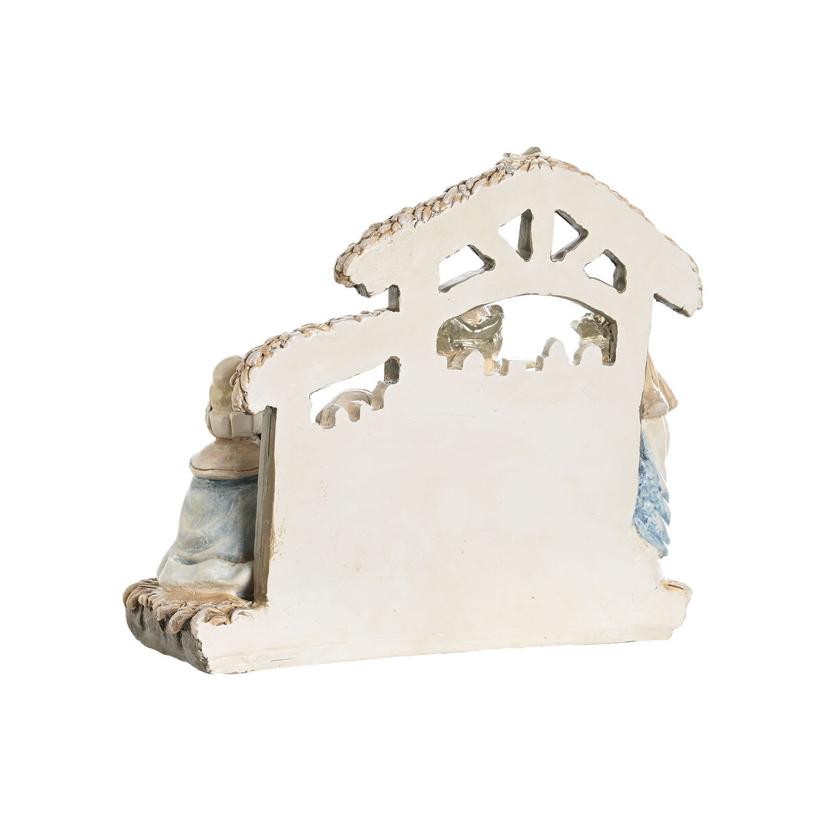 Image secondaire de Crèche de Noël DKD Home Decor Bleu Blanc Marron Résine 20 x 7 x 17,5 cm (2 Unités)