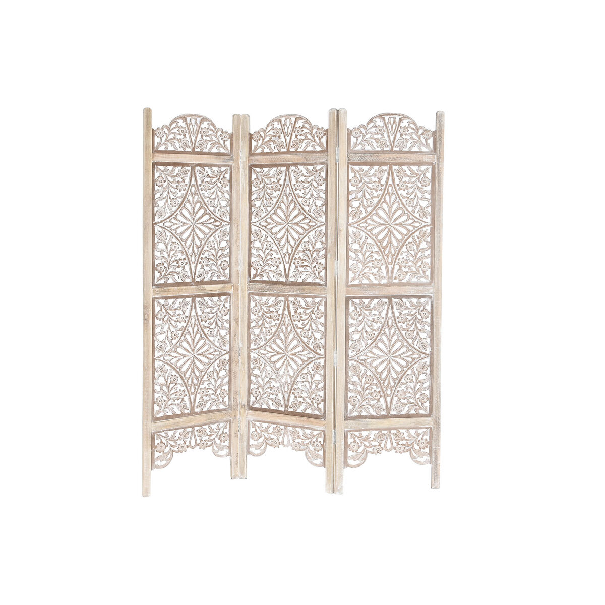 Folding screen DKD Home Decor Mango wood 150 x 3 x 180 cm