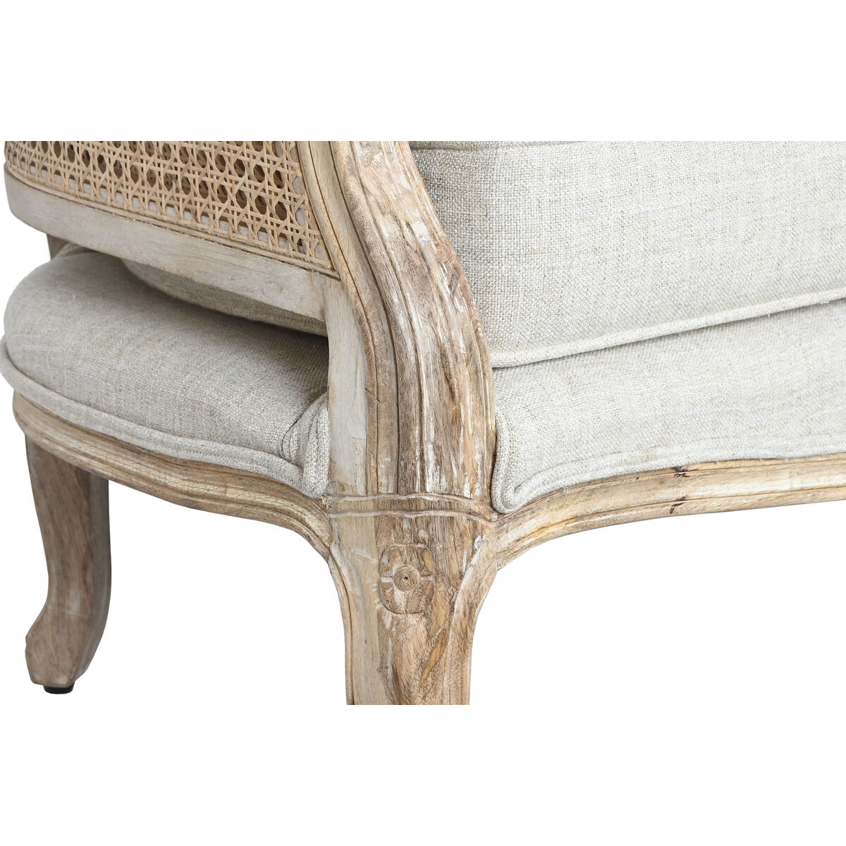 Sofa Home ESPRIT Natuurlijk 125 X 58 X 155 CM