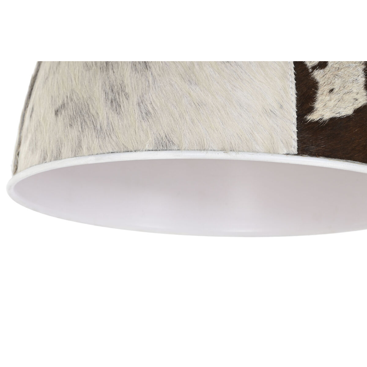 Ceiling Light Home ESPRIT Leather Metal 34 x 34 x 28 cm
