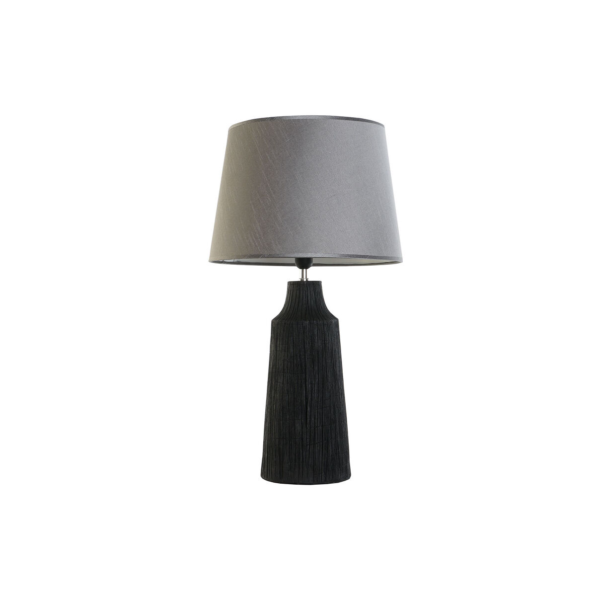 Lampe de bureau Home ESPRIT Noir Gris Résine 50 W 220 V 40 x 40 x 70 cm (2 Unités)