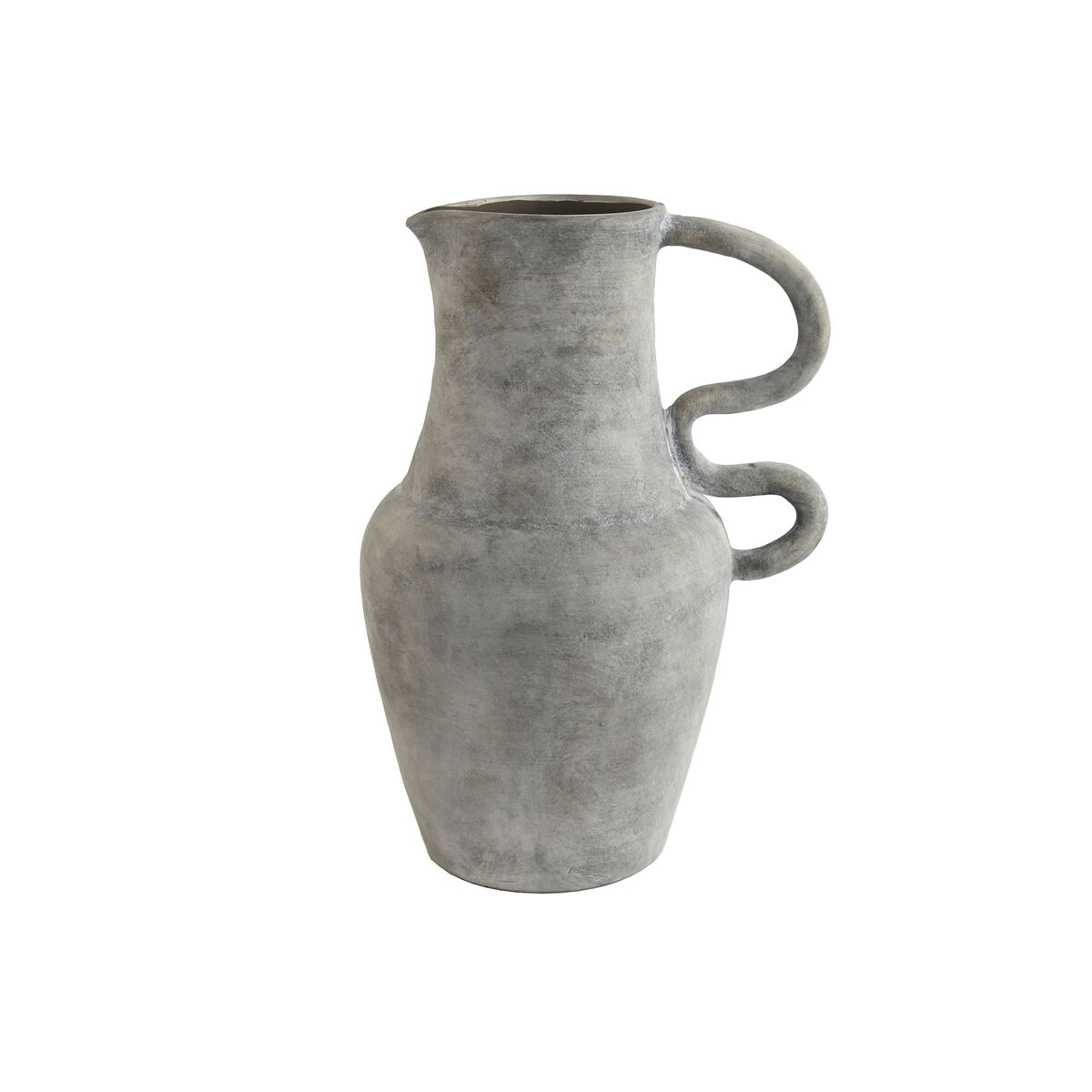 Vase Home ESPRIT Gris clair Terre cuite Oriental 32 x 27 x 49 cm