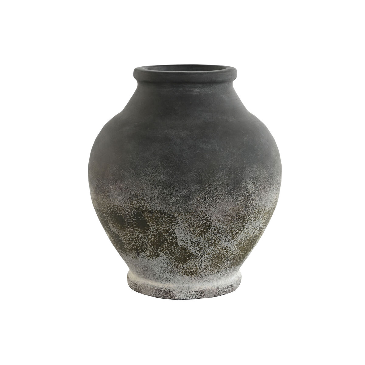 Vase Home ESPRIT Gris Terre cuite Oriental 28 x 28 x 33 cm