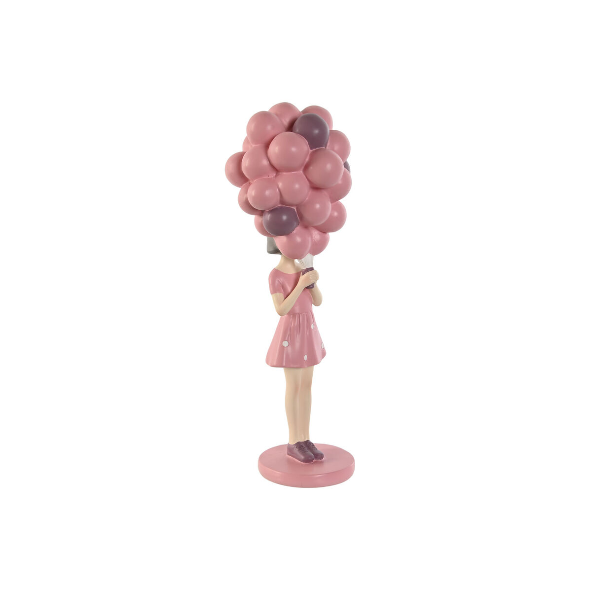 Figurine Décorative Home ESPRIT Rose Mauve chica 11 x 11,7 x 32 cm