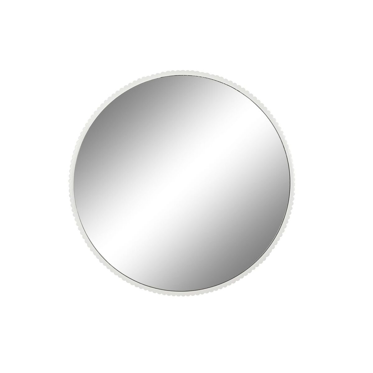 Vægspejl Home ESPRIT Hvid Metal Spejl Urban 70 x 4,5 x 70 cm