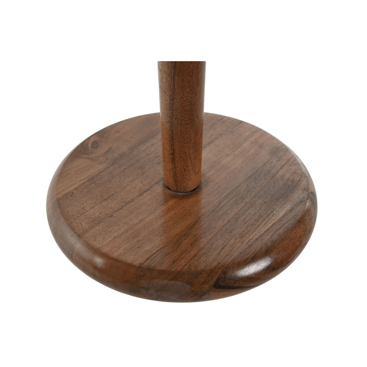 Kitchen Paper holder Home ESPRIT Golden Natural Stainless steel Acacia 18 x 18 x 36,5 cm, view 3