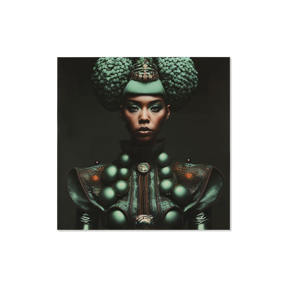 Schilderij Home ESPRIT Vrouw Modern 120 x 0,4 x 120 cm