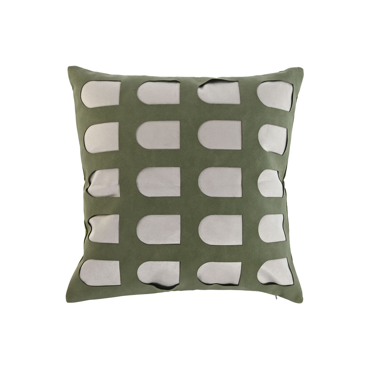 Kussen Home ESPRIT Wit Groen 45 x 10 x 45 cm