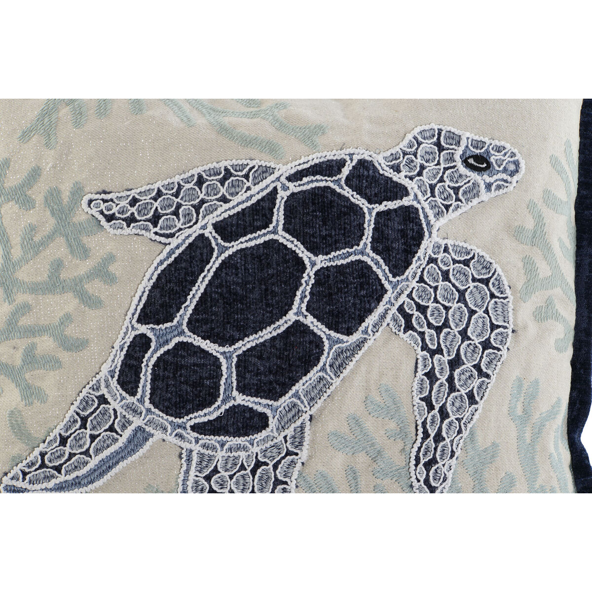 Image secondaire de Coussin Home ESPRIT Tortue méditerranéen 45 x 15 x 45 cm