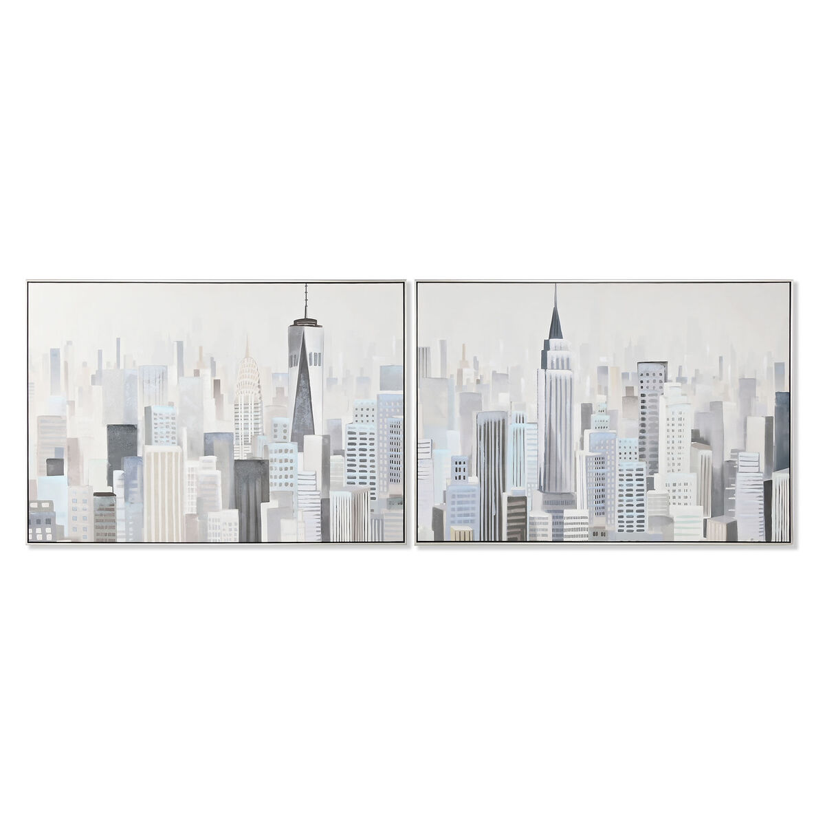 Maleri Home ESPRIT By Loft 122,3 x 4,5 x 82,3 cm (2 enheder)