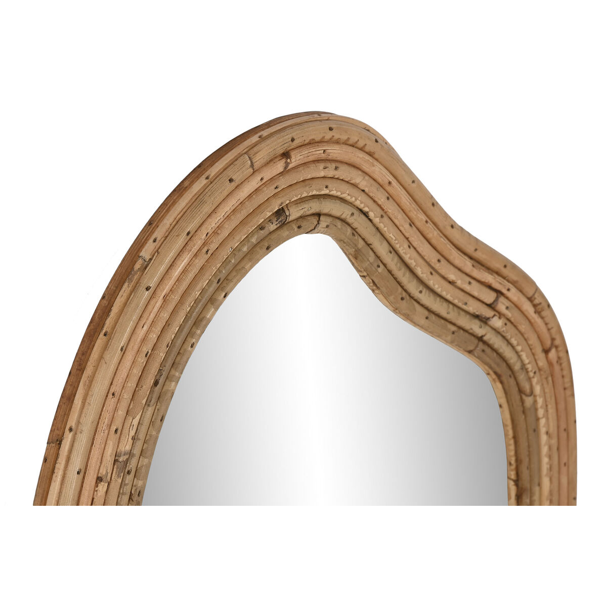 Image secondaire de Miroir mural Home ESPRIT Naturel Urbaine 51 x 2 x 81 cm