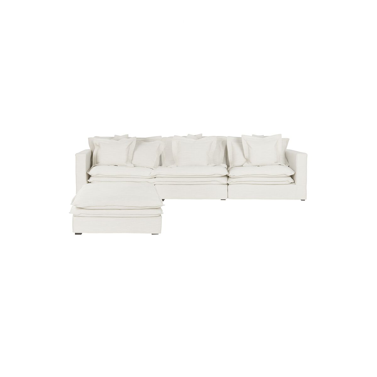Bankmodule Home ESPRIT Beige 110 X 110 X 48 CM