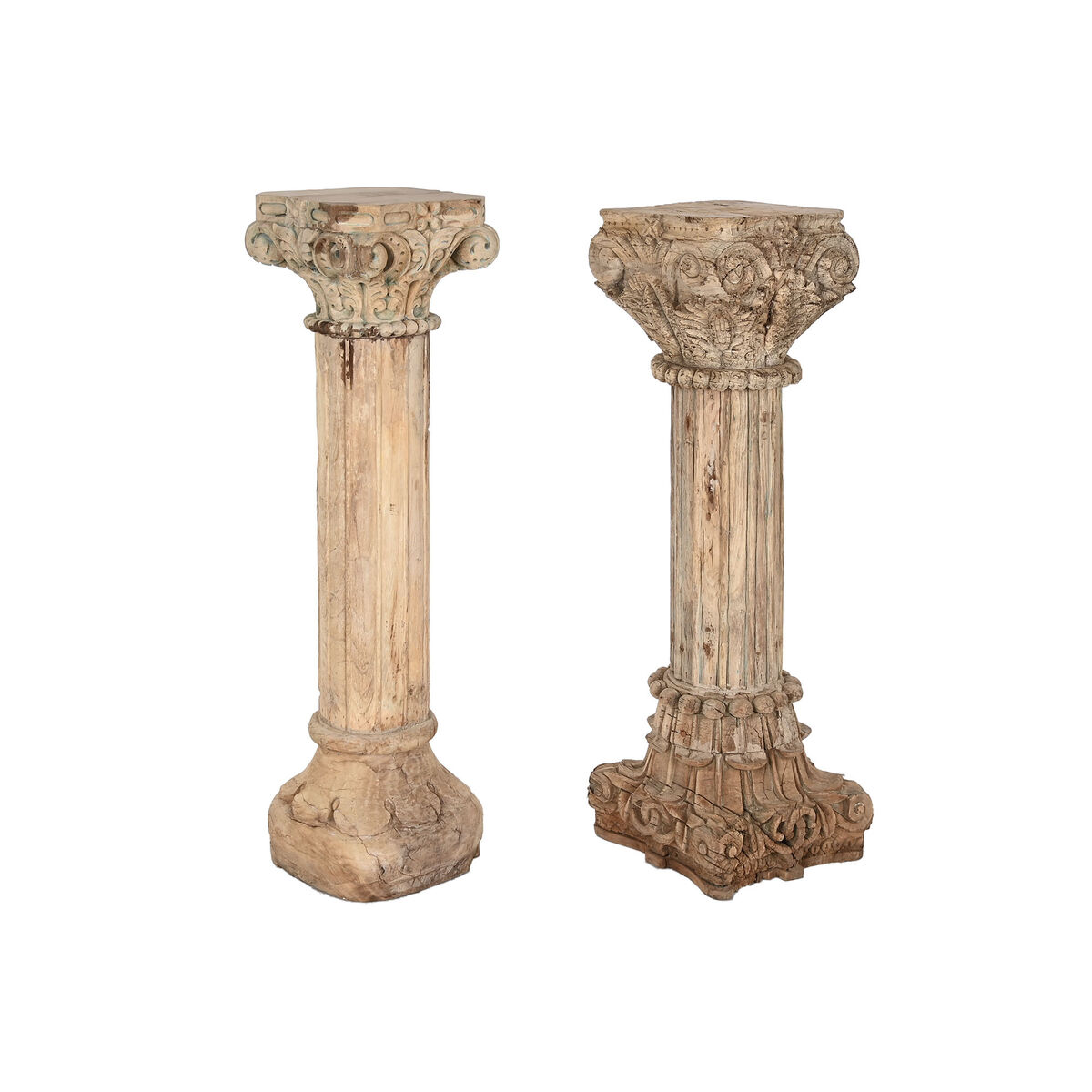 Decoratieve figuren Home ESPRIT Natuurlijk Uniek stuk