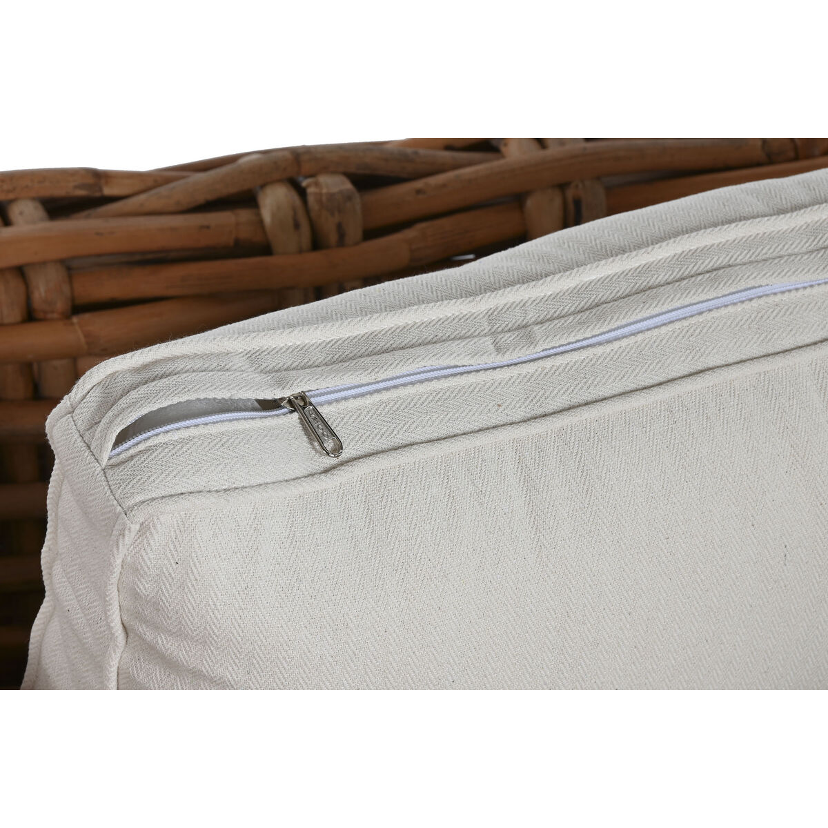 Sofa Home ESPRIT Beige Natuurlijk 220 X 98 X 64 CM (4 Onderdelen)