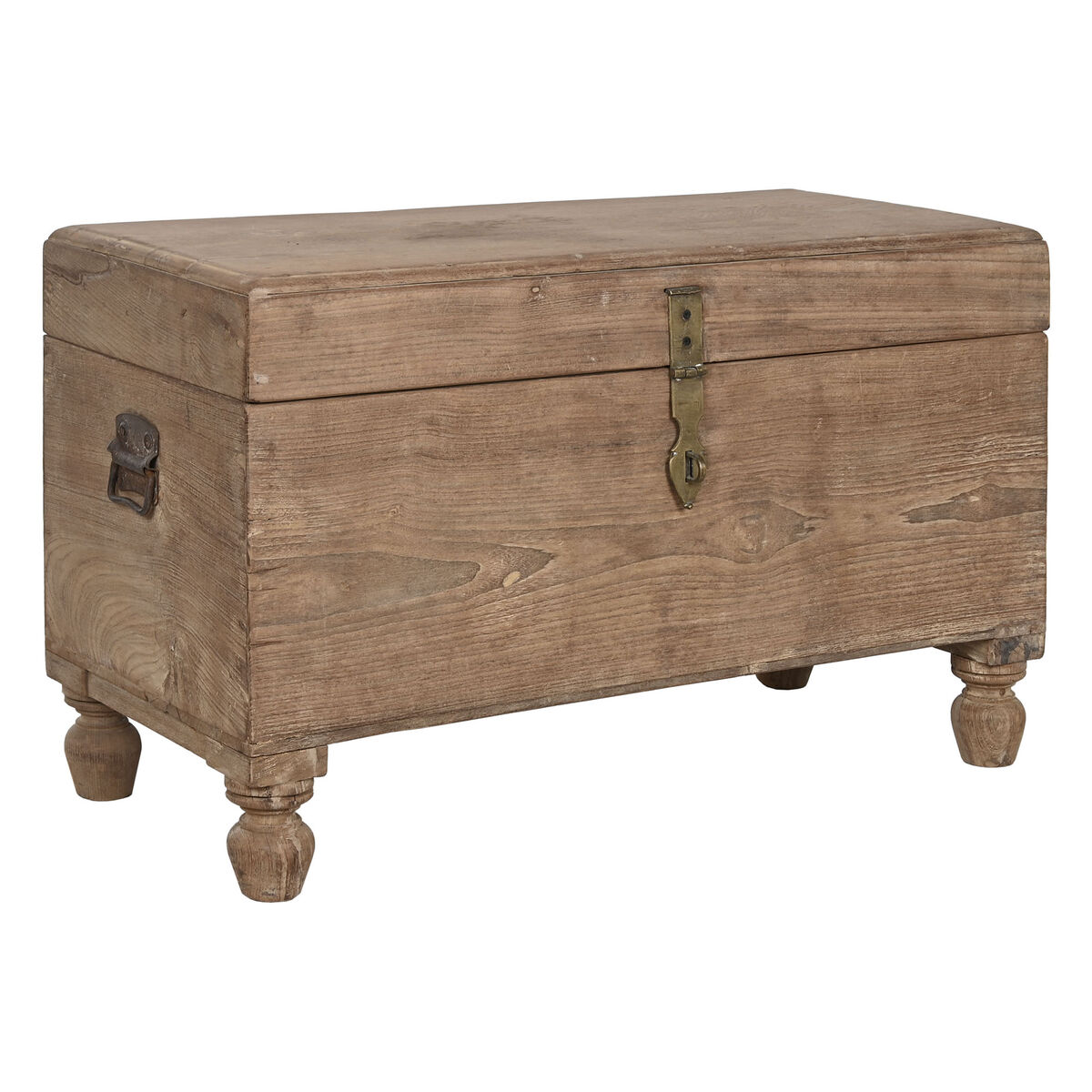 Kist Home ESPRIT Bruin Zwart Natuurlijk Hout 89 x 54 x 54 cm