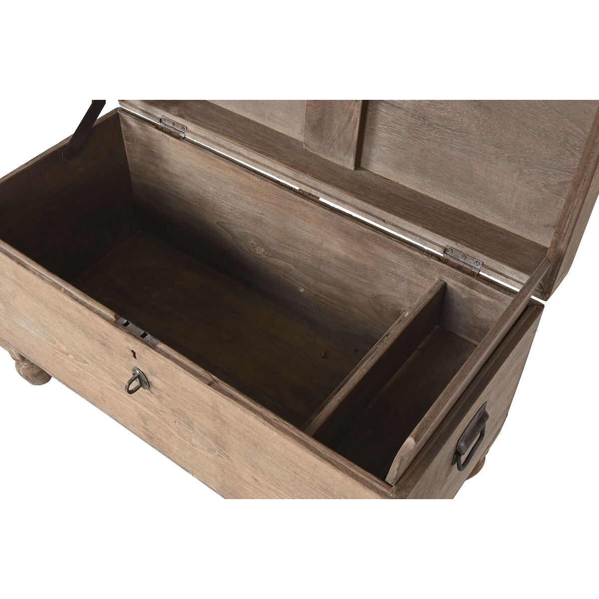 Kist Home ESPRIT Bruin Zwart Natuurlijk Hout 89 x 54 x 54 cm