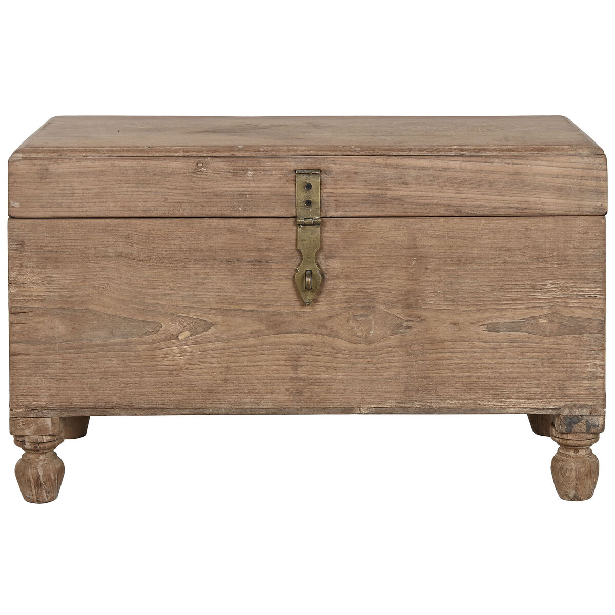Kist Home ESPRIT Bruin Zwart Natuurlijk Hout 89 x 54 x 54 cm