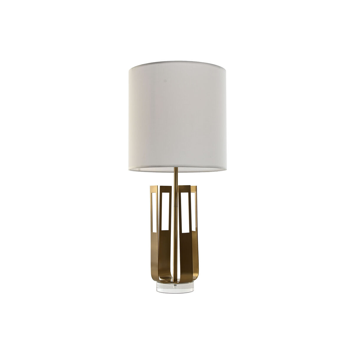 Lampe de bureau Home ESPRIT Blanc Doré Fer 50 W 220 V 35 x 35 x 78 cm