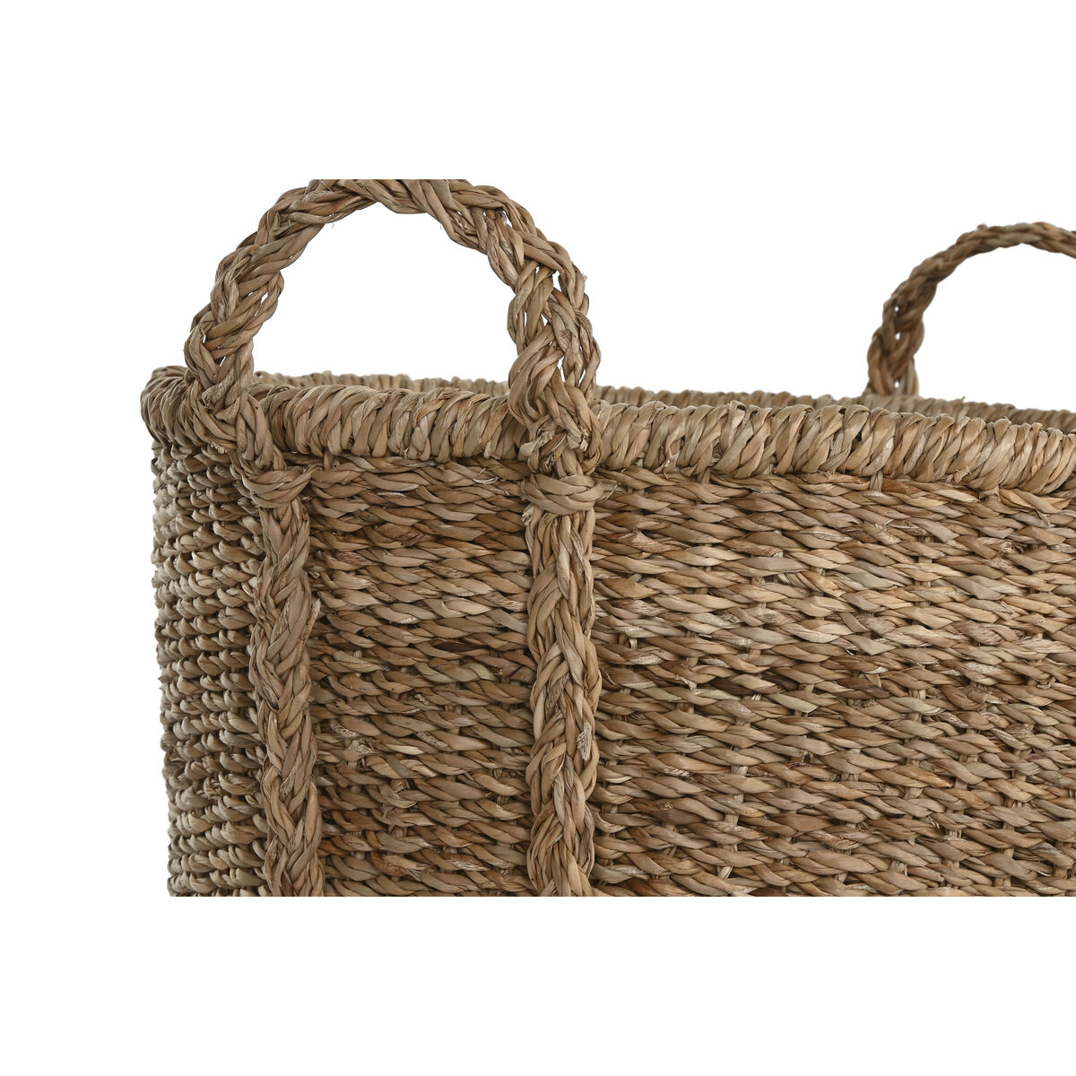 Image secondaire de Set de basket Home ESPRIT Naturel Herbier marin Boho (3 Pièces)