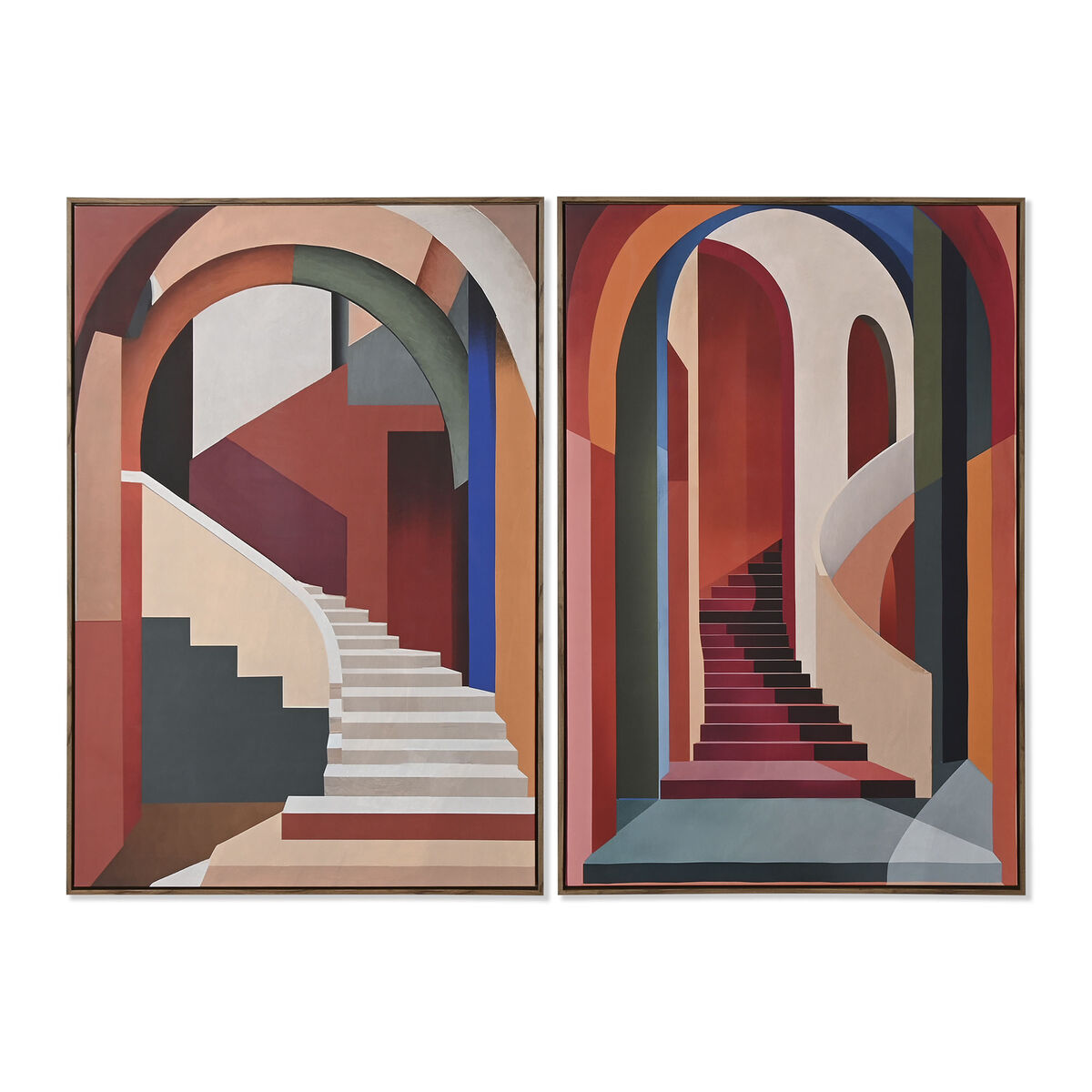 Canvas Home ESPRIT polyestyreen Canvas 80 x 4,5 x 120 cm