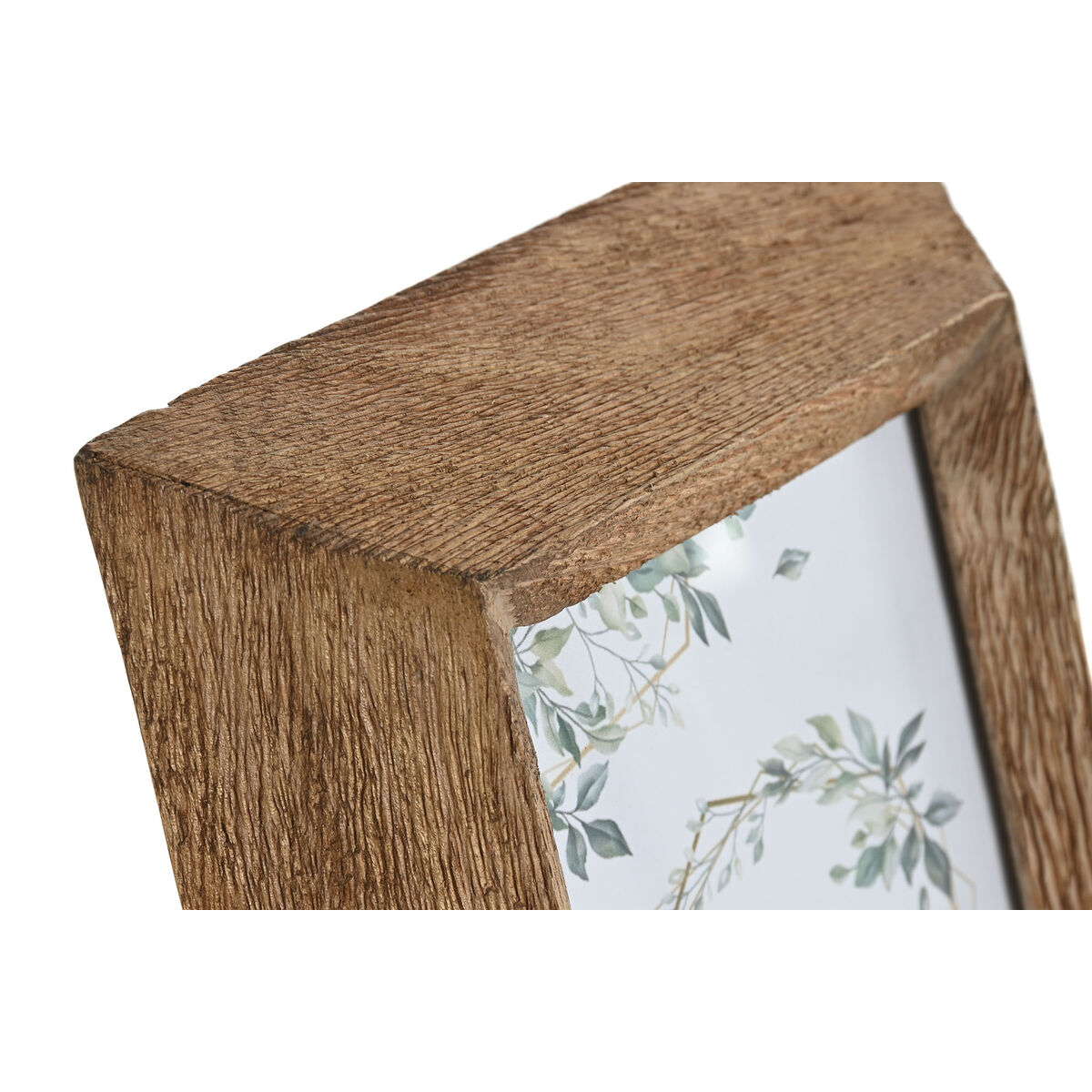 Image secondaire de Cadre photo Home ESPRIT Naturel Verre Bois de manguier