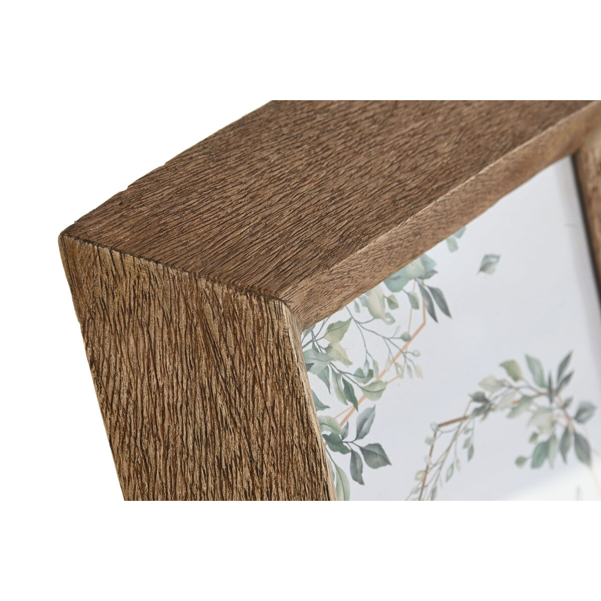 Image secondaire de Cadre photo Home ESPRIT Naturel Verre Bois de manguier Montagne